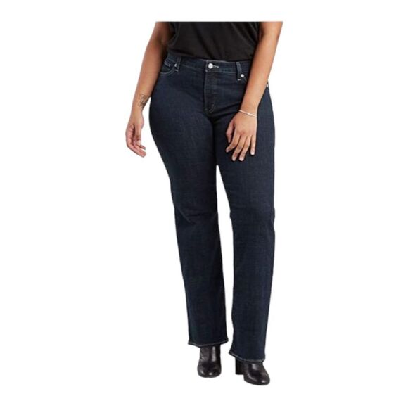 Levi’s 550 Classic Relaxed Bootcut Dark Wash Mid Rise Denim Jeans - Picture 1 of 11